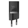 Ładowarka sieciowa Baseus GaN5 30W z kablem 100W USB-C do USB-C - czarna